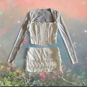 With Jéan Corset Top and skirt set